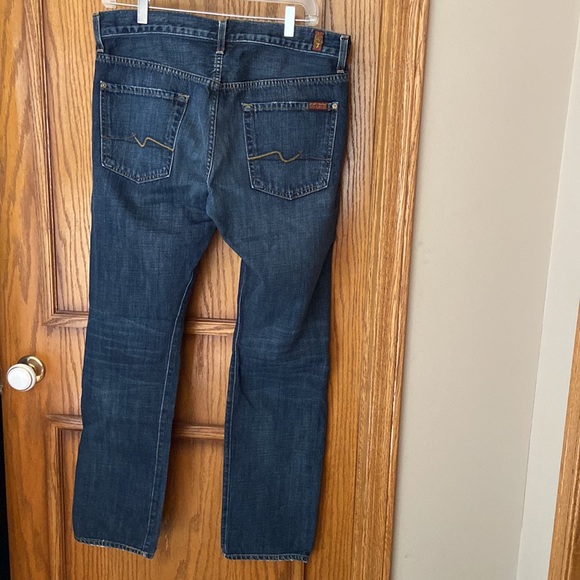 7 for all mankind the straight jeans / denim - Picture 2 of 7